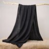 Golily Cashmere Scarf Dark Grey Cashmere Scarves 100% Cashmere 60x180cm Knitted Scarf Lightweight Extra Soft Scarves for Women Cashmere Scarf Wrap Winter Soft - Image 2