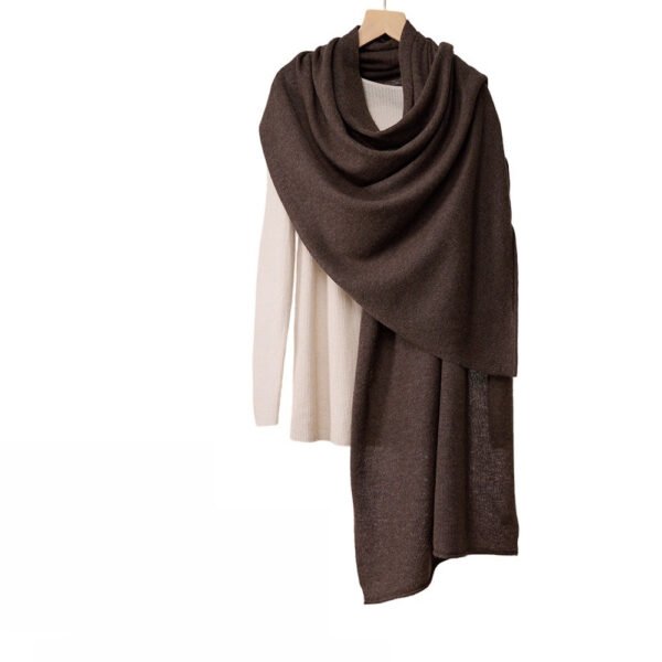 Golily Cashmere Scarf Brown Cashmere Scarves 100% Cashmere 60x180cm Knitted Scarf Lightweight Extra Soft Scarves for Women Cashmere Scarf Wrap Winter Soft