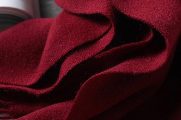 Golily Cashmere Scarf Dark Red Cashmere Scarves 100% Cashmere Knitted Scarf Lightweight Extra Soft Scarves for Women Cashmere Scarf Wrap Winter Soft Pure Color - Image 2