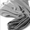 Golily Cashmere Scarf Grey Cashmere Scarves 100% Cashmere Knitted Scarf Lightweight Extra Soft Scarves for Women Cashmere Scarf Wrap Winter Soft Pure Color - Image 3