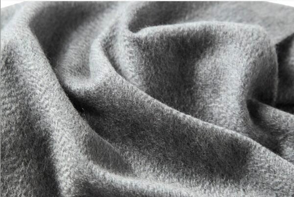 Golily Cashmere Scarf Grey Cashmere Scarves 100% Cashmere Knitted Scarf Lightweight Extra Soft Scarves for Women Cashmere Scarf Wrap Winter Soft Pure Color - Image 2