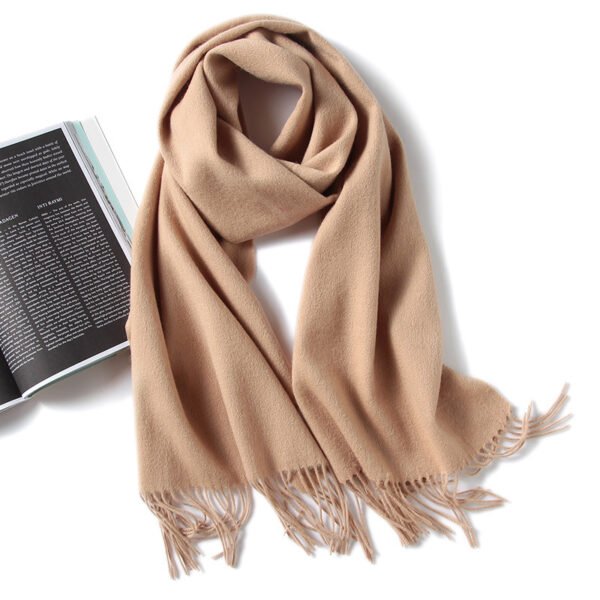 Golily Cashmere Scarf Khaki Cashmere Scarves 100% Cashmere Knitted Scarf Lightweight Extra Soft Scarves for Women Cashmere Scarf Wrap Winter Soft Pure Color