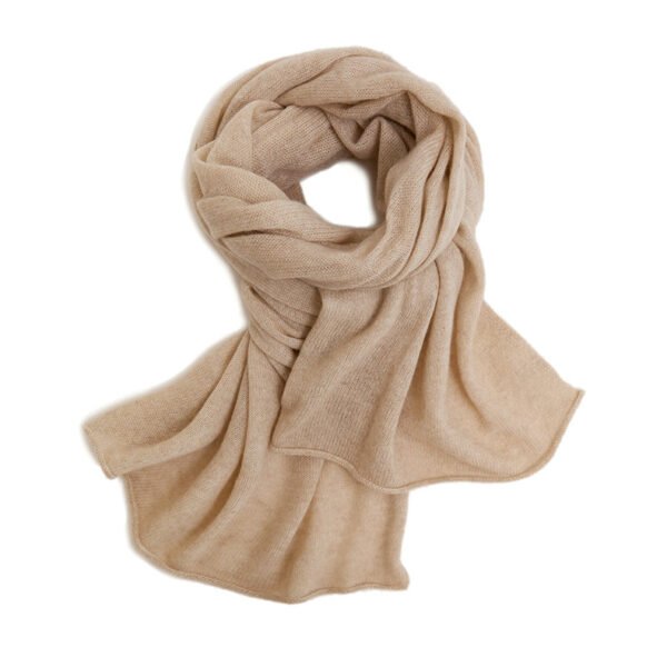 Golily Cashmere Scarf Light Khaki Cashmere Scarves 100% Cashmere 60x180cm Knitted Scarf Lightweight Extra Soft Scarves for Women Cashmere Scarf Wrap Winter Soft - Image 5