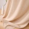 Golily Cashmere Scarf Light Khaki Cashmere Scarves 100% Cashmere 60x180cm Knitted Scarf Lightweight Extra Soft Scarves for Women Cashmere Scarf Wrap Winter Soft - Image 4