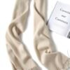 Golily Cashmere Scarf Milky Cashmere Scarves 100% Cashmere Knitted Scarf Lightweight Extra Soft Scarves for Women Cashmere Scarf Wrap Winter Soft Pure Color - Image 3