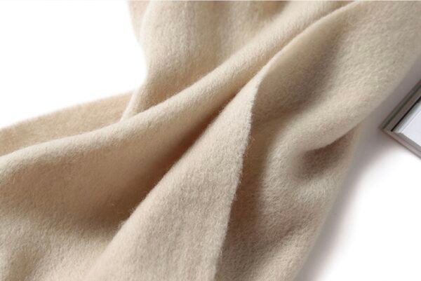 Golily Cashmere Scarf Milky Cashmere Scarves 100% Cashmere Knitted Scarf Lightweight Extra Soft Scarves for Women Cashmere Scarf Wrap Winter Soft Pure Color - Image 4