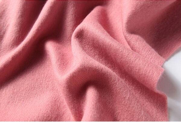 Golily Cashmere Scarf Pink Cashmere Scarves 100% Cashmere Knitted Scarf Lightweight Extra Soft Scarves for Women Cashmere Scarf Wrap Winter Soft Pure Color - Image 2