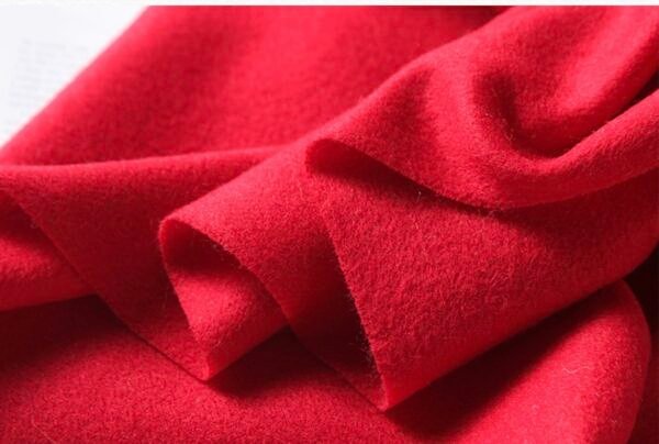 Golily Cashmere Scarf Red Cashmere Scarves 100% Cashmere Knitted Scarf Lightweight Extra Soft Scarves for Women Cashmere Scarf Wrap Winter Soft Pure Color - Image 2