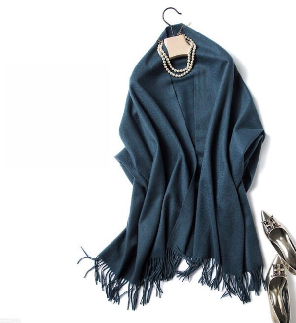 Golily Cashmere Shawl Dark Blue Cashmere Wrap Cashmere Wraps Cashmere Shawls 100% Pure Cashmere Knitted Wrap Extra Large Shawls for Women Lightweight Soft Warm