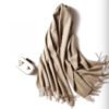 Golily Cashmere Shawl Dark Brown Cashmere Wrap Cashmere Wraps Cashmere Shawls 100% Pure Cashmere Knitted Wrap Extra Large Shawls for Women Lightweight Soft Warm