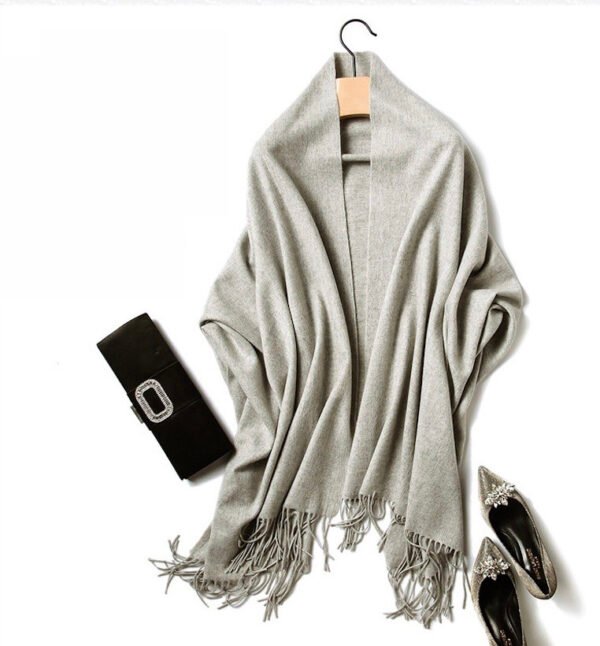 Golily Cashmere Shawl Light Grey Cashmere Wrap Cashmere Wraps Cashmere Shawls 100% Pure Cashmere Knitted Wrap Extra Large Shawls for Women Lightweight Soft Warm