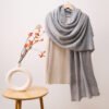 Golily Cashmere Scarf Grey Cashmere Scarves 100% Cashmere 60x180cm Knitted Scarf Lightweight Extra Soft Scarves for Women Cashmere Scarf Wrap Winter Soft - Image 3