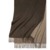Golily Cashmere Wrap Colorblocked Dark Brown Khaki Wraps Cashmere Shawl Cashmere Shawls 100% Pure Cashmere 70x200cm 465g Large Wraps for Women - Image 3