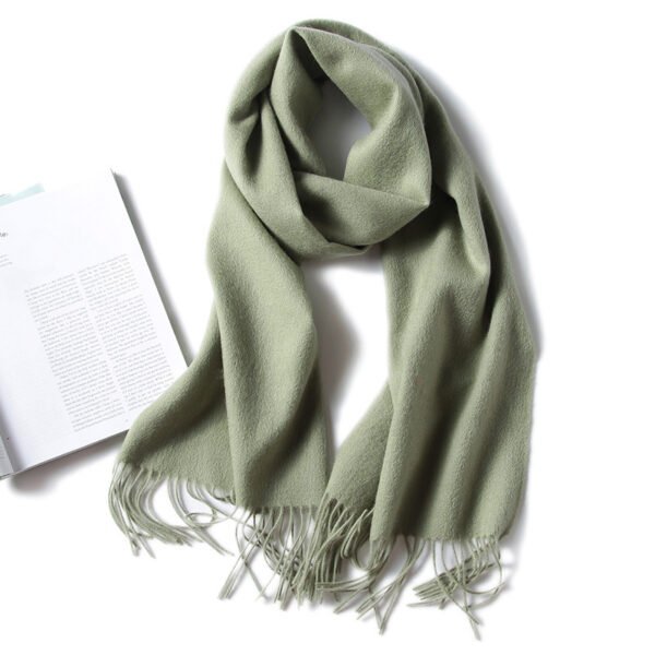 Golily Cashmere Scarf Green Cashmere Scarves 100% Cashmere Knitted Scarf Lightweight Extra Soft Scarves for Women Cashmere Scarf Wrap Winter Soft Pure Color