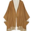 Golily Cashmere Wrap Colorblocked Khaki White Wraps Cashmere Shawl Cashmere Shawls 100% Pure Cashmere 70x200cm 465g Large Wraps for Women - Image 2