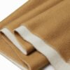 Golily Cashmere Wrap Colorblocked Khaki White Wraps Cashmere Shawl Cashmere Shawls 100% Pure Cashmere 70x200cm 465g Large Wraps for Women - Image 5