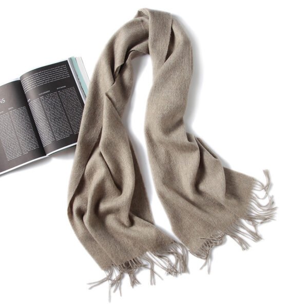 Golily Cashmere Scarf Dark Khaki Cashmere Scarves 100% Cashmere Knitted Scarf Lightweight Extra Soft Scarves for Women Cashmere Scarf Wrap Winter Soft Pure Color