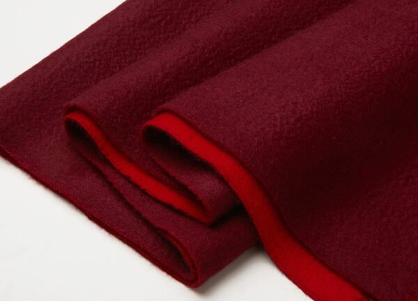 Golily Cashmere Wrap Colorblocked Red Dark Red Wraps Cashmere Shawl Cashmere Shawls 100% Pure Cashmere 70x200cm 465g Large Wraps for Women - Image 3